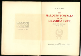 "Les MP De La Grande Armée 1805-1808", Par De Franck, éd. 1948, Broché. - TB - Other & Unclassified