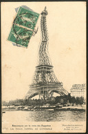 Lettre. Cartes Postales. "La Tour Eiffel Se Gondole", CP Humoristique Afft 137 Paire. - TB - Ohne Zuordnung