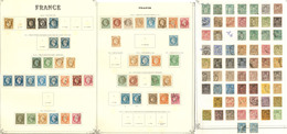 1849-1900 (Poste), Valeurs Moyennes, Nuances Et Obl Diverses. - TB, B Ou Pd - Collections