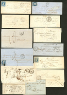 Lettre. Armée D'Orient. 1854-1856, 13 Enveloppes Avec Cachets Et Destinations Divers Dont France. - TB Ou B - Verzamelingen