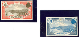 (*) Martinique. Type N°68, Deux Bicolores Différents. - TB - Other & Unclassified