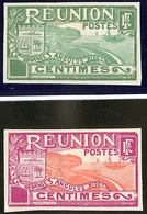 (*) Réunion. Type N°62, Deux Bicolores Différents. - TB - Sonstige & Ohne Zuordnung