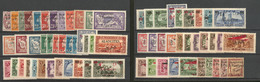 * Collection. 1925-1929 (Poste, PA, Taxe), Quasiment Complète, Fortes Charnières Sur Qqs Ex Sinon TB - Other & Unclassified