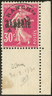 ** Préoblitérés. Double Surcharge "ALGERIE". No 6a, Cdf. - TB - Other & Unclassified