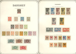 * DAHOMEY. Collection. 1899-1944 (Poste, PA, Taxe, BF), Complète. - TB - Autres & Non Classés