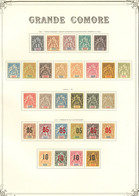 * GRANDE COMORE. Collection. 1897-1912 (Poste), Complète, Très Frais. - TB - Autres & Non Classés