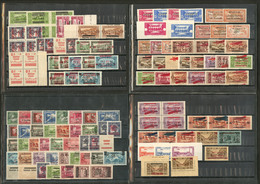 ** Lot. 1924-1944 (Poste, PA), Variétés, Valeurs Et Diverses Séries, Des Ex * Et Qqs Essais (*). - TB - Autres & Non Classés