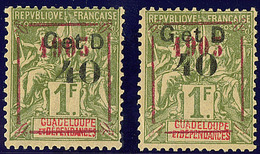 * Variétés. No 52a, Deux Dont Un "abeille Tournée" Case 14. - TB (cote Maury) - Otros & Sin Clasificación