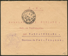 Lettre. Cad Fabrication Locale "Tananarive Madagascar" Déc 1915, Sur Enveloppe Avec Cachet Militaire. - TB. - R (Seule P - Sonstige & Ohne Zuordnung