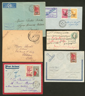 Lettre. Lot. 1902-1944, 6 Enveloppes Affts Divers. - TB Ou B - Other & Unclassified