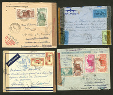 Lettre. Lot. 1939-1944, 4 Enveloppes Affts Divers Dont Deux Affts Révolution. - TB - Other & Unclassified