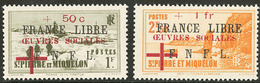 ** France-Libre. Nos 310, 311, Pos. 18. - TB - Other & Unclassified