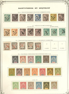 * Collection. 1891-1957 (Poste, Taxe, PA, BF), Valeurs Moyennes Et Séries Complètes. - TB - Autres & Non Classés