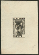 (*) Epreuves. Type "Sénégalaise". No 144, En Noir, Sans La Faciale Sur Papier Fin. - TB - Other & Unclassified