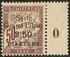 * Taxe. Erreur. No 20a, Bdf Avec Mill. 0. - TB - Other & Unclassified