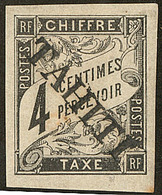 * Taxe. No 4, Forte Charnière Mais TB - Other & Unclassified