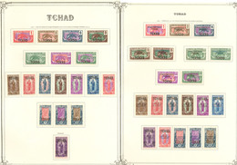 * TCHAD. Collection. 1922-1931 (Poste, Taxe), Complète. - TB - Autres & Non Classés