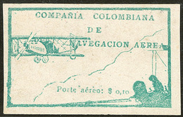 (*) COLOMBIE. Poste Aérienne "Compagnie Colombienne De Navigation". No 14. - TB - Kolumbien