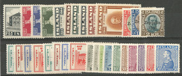 * ISLANDE. Lot. 1933-1952 (Poste, PA), Valeurs Moyennes Et Séries Complètes. - TB - Andere & Zonder Classificatie