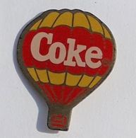 E14 Pin's Montgolfière Coke Coca Cola Achat Immédiat Immédiat - Montgolfières