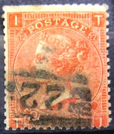 GRANDE BRETAGNE               N° 32      PLANCHE 12                  OBLITERE - Used Stamps