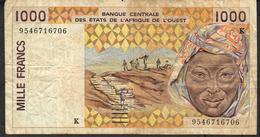 SENEGAL W.A.S. P711Ke 1000 FRANCS (19)95 1995 FINE NO P.h. - Senegal