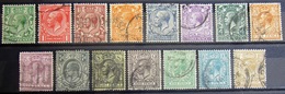 GRANDE BRETAGNE               N° 139/152                         OBLITERE - Used Stamps