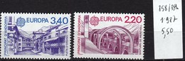 Principat D' Andorra Europa Année 1987 N° 358 Et 359 - Neufs
