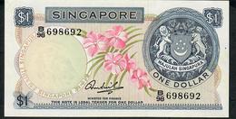 SINGAPORE P1c 1 DOLLAR 1967 #B/98    AU+/UNC. - Singapore