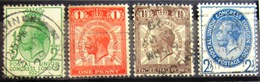 GRANDE BRETAGNE               N° 179/182                            OBLITERE - Used Stamps