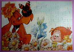 RARE Ancien Puzzle Allemand Boule Et Bill N°1- Roba - Golden Games - Complet - Puzzels