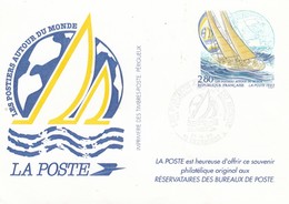 FRANCE- CP ENTIER POSTAL 2.80 LES POSTIERS AUTOUR DU MONDE - POSTE 1993  / 1 - Bijgewerkte Postkaarten  (voor 1995)