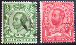 GRANDE BRETAGNE               N° 129/130                            OBLITERE - Used Stamps