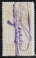 TIMBRE QUItTANCE N° 11 -  10 C Gris  -  OBLITERE - Stamps