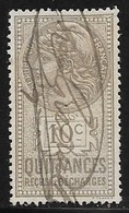TIMBRE QUITTANCE  N° 11a -  10 C Gris Noir  -  OBLITERE - Stamps