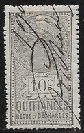 TIMBRE QUItTANCE N° 11b -  10 C Gris Noir  -  OBLITERE - Marken