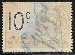 TIMBRE EFFETS    N° 452 -   10 C NOIR SUR JAUNE   -  OBLITERE - Stamps