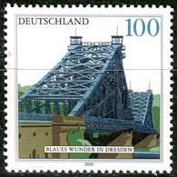 BRD - Mi 2109 ✶✶ # - 100Pf     Elbbrücke Desden - Unused Stamps