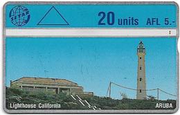 Aruba - Setar - L&G - Lighthouse California - 503A - 1995, 20U, Used - Aruba