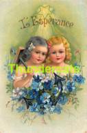 CPA LITHO CARTE GLACEE  ENFANT FILLE CHILD CHILDREN GIRL GIRLS - Dessins D'enfants