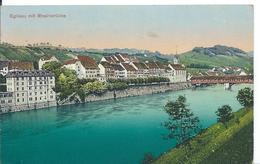 EGLISAU   (  SUISSE )    EGLISAU MIT RHEINBRUCKE - Eglisau