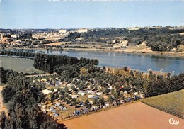 69-VILLEFRANCHE-SUR-SAONE- VUE AERIENNE LE CAMPING ET LA PLAGE - Villefranche-sur-Saone