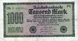 Billet Allemand De 1000 Mark Le 15 Septembre 1922 - En T B - - 1000 Mark