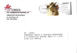 Portugal Cover With Mouse ATM Stamp - Maschinenstempel (EMA)