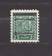 Bohemia & Moravia 1939 MNH **Mi 4 Sc 4 Stamps Of CSR Overprinted In " BÖHMEN U. MAHREN " C3 - Neufs