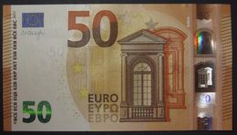 50 EURO S017E4 Italy DRAGHI Serie SB Ch 28 Perfect UNC - 50 Euro