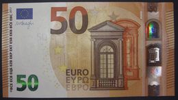 50 EURO S017H2 Italy DRAGHI Serie SD Ch 33 Perfect UNC - 50 Euro