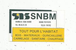 Autocollant , Tout Pour L'habitat ,  SNBM ,  86,  VOUNEUIL SOUS BIARD - Adesivi