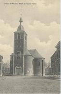 HAINE-ST-PIERRE : Place De L'Eglise (Fond) - RARE VARIANTE - La Louvière