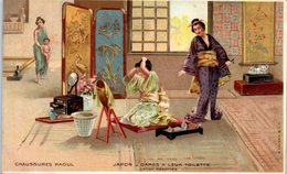 PUBLICITE -- Chaussures Raoul - Japon - Dames A Leur Toilette - Publicité